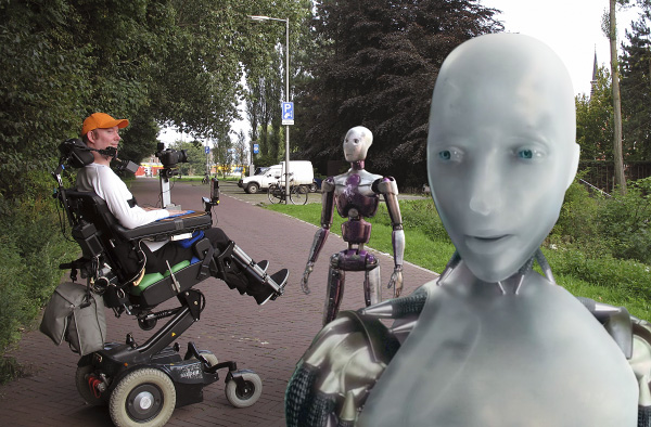 Care robots, assisting me.